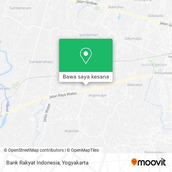 Peta Bank Rakyat Indonesia