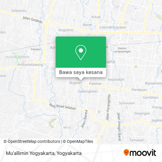 Peta Mu'allimin Yogyakarta