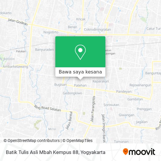Peta Batik Tulis Asli Mbah Kempus 88