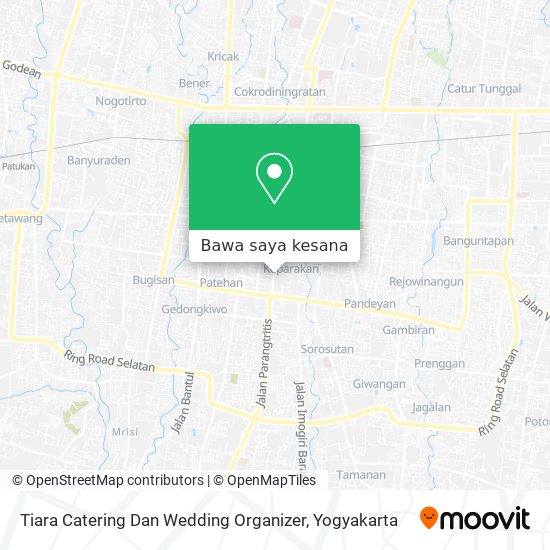 Peta Tiara Catering Dan Wedding Organizer