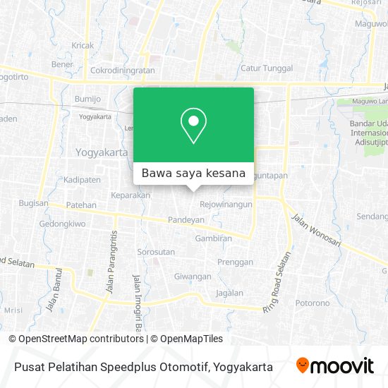 Peta Pusat Pelatihan Speedplus Otomotif