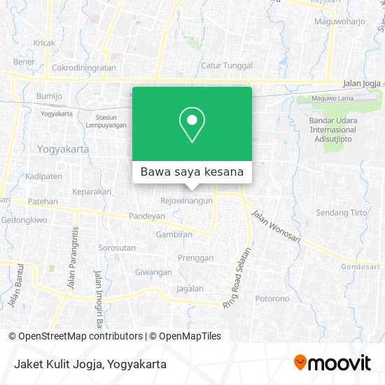 Peta Jaket Kulit Jogja