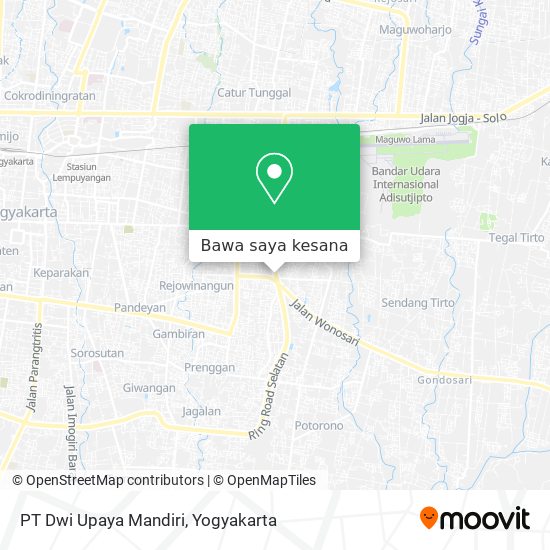 Peta PT Dwi Upaya Mandiri