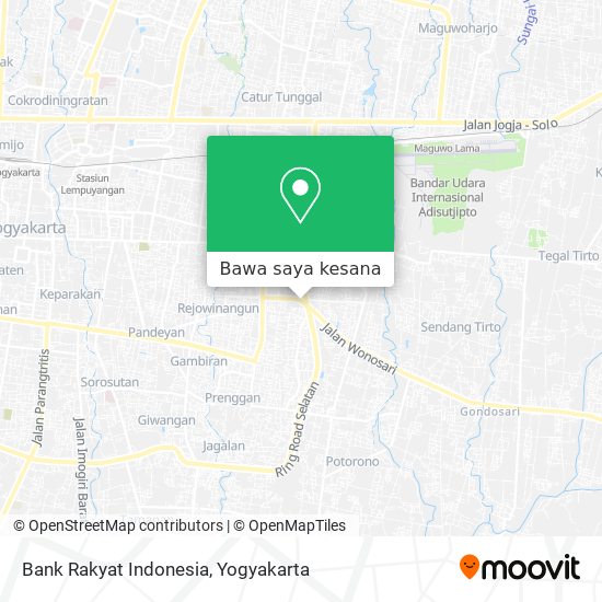 Peta Bank Rakyat Indonesia