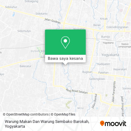 Peta Warung Makan Dan Warung Sembako Barokah