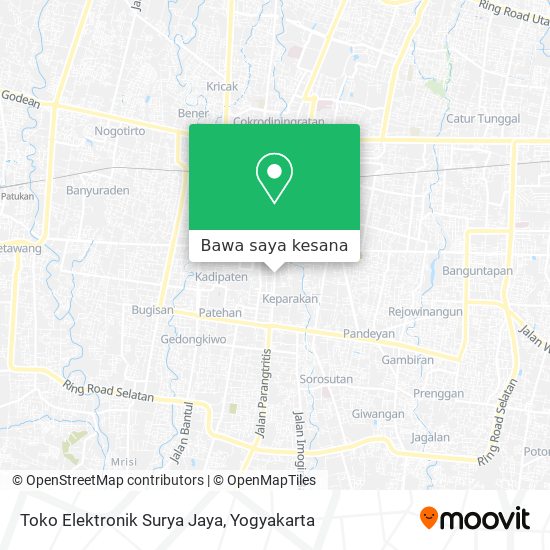 Peta Toko Elektronik Surya Jaya