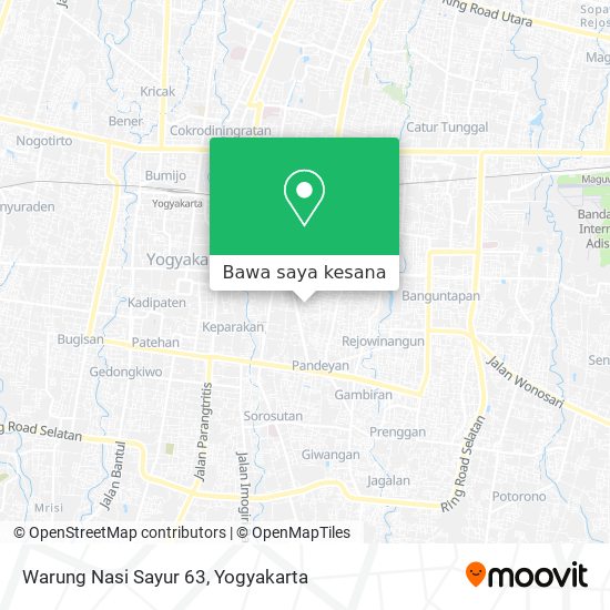 Peta Warung Nasi Sayur 63