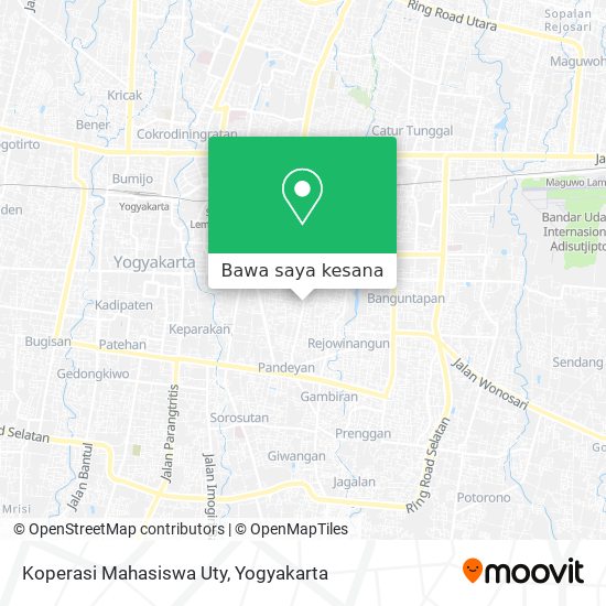 Peta Koperasi Mahasiswa Uty