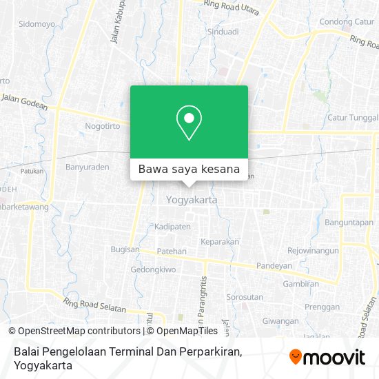 Peta Balai Pengelolaan Terminal Dan Perparkiran