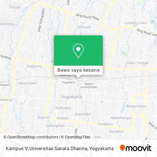 Peta Kampus V, Universitas Sanata Dharma