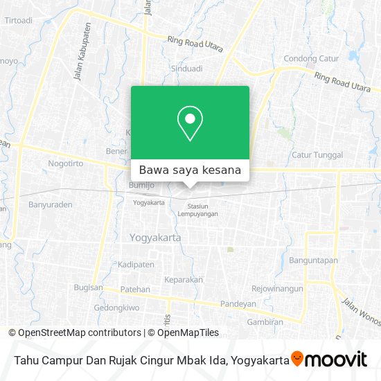 Peta Tahu Campur Dan Rujak Cingur Mbak Ida