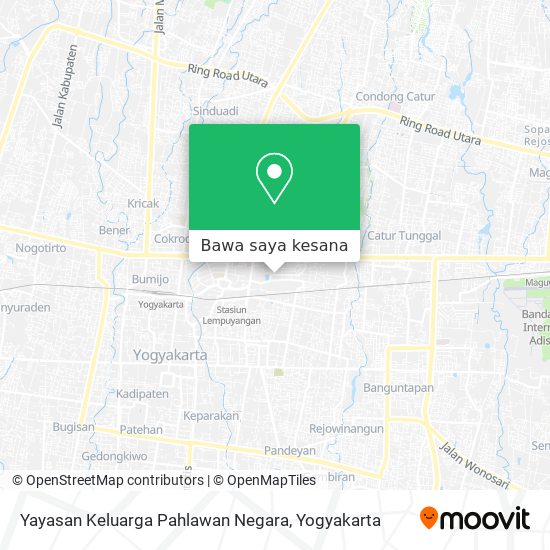 Peta Yayasan Keluarga Pahlawan Negara