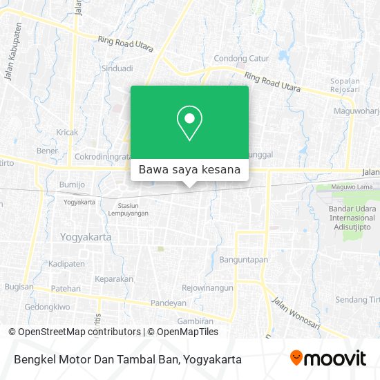 Cara Ke Bengkel Motor Dan Tambal Ban Di Kota Yogyakarta Menggunakan Bis