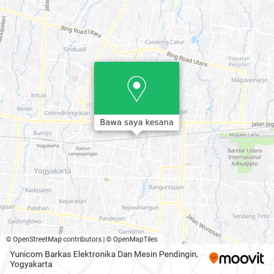 Peta Yunicom Barkas Elektronika Dan Mesin Pendingin