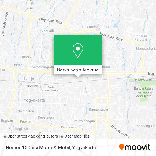 Peta Nomor 15 Cuci Motor & Mobil