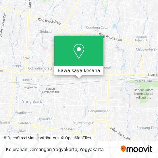 Peta Kelurahan Demangan Yogyakarta