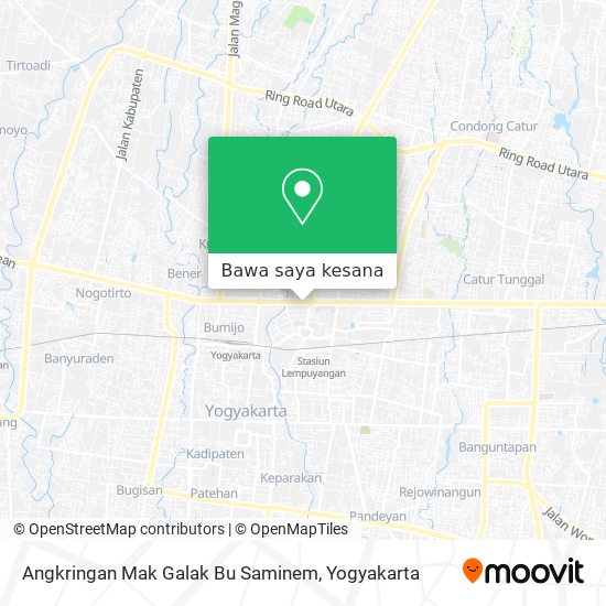 Peta Angkringan Mak Galak Bu Saminem