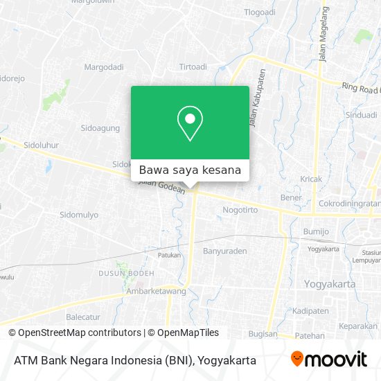Peta ATM Bank Negara Indonesia (BNI)