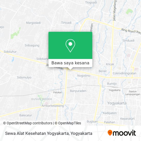 Peta Sewa Alat Kesehatan Yogyakarta
