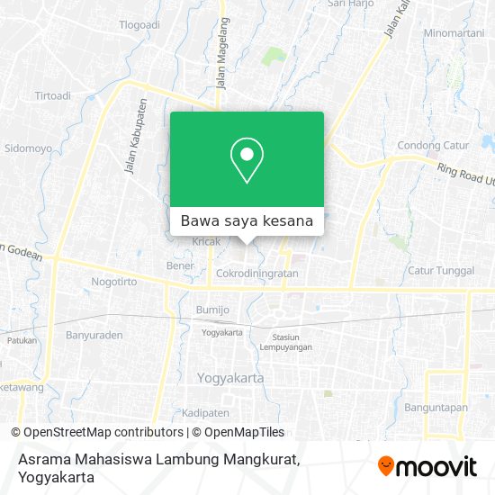 Peta Asrama Mahasiswa Lambung Mangkurat