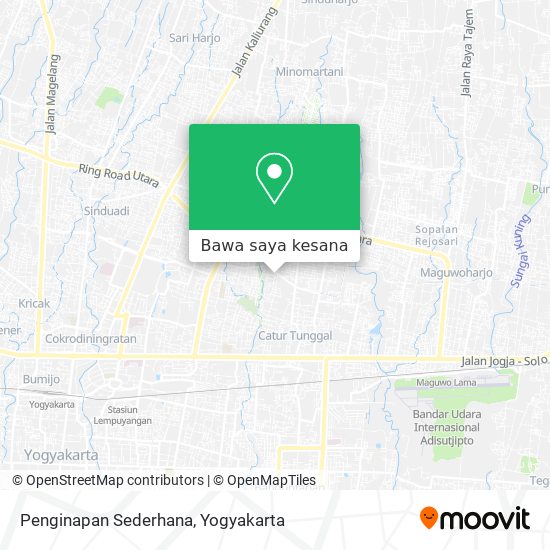 Peta Penginapan Sederhana
