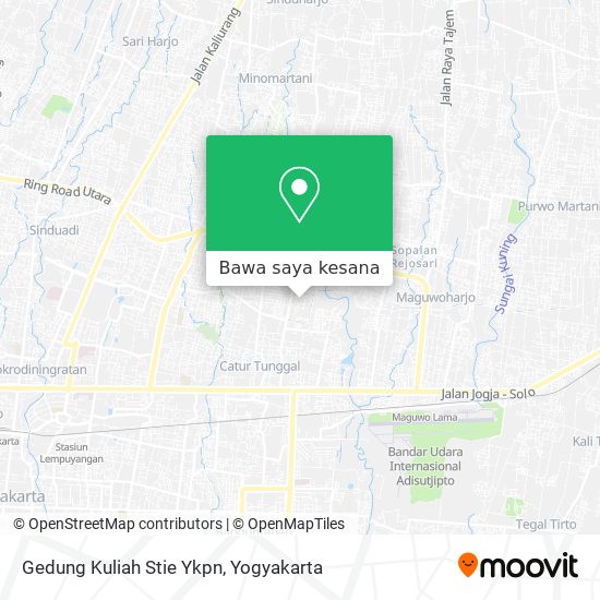 Peta Gedung Kuliah Stie Ykpn