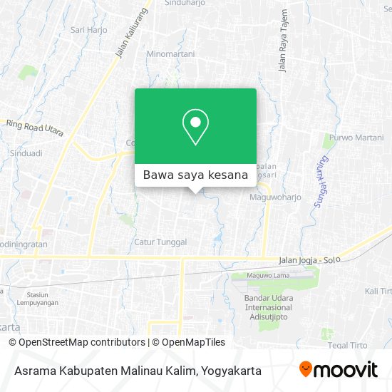 Peta Asrama Kabupaten Malinau Kalim