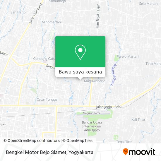 Peta Bengkel Motor Bejo Slamet