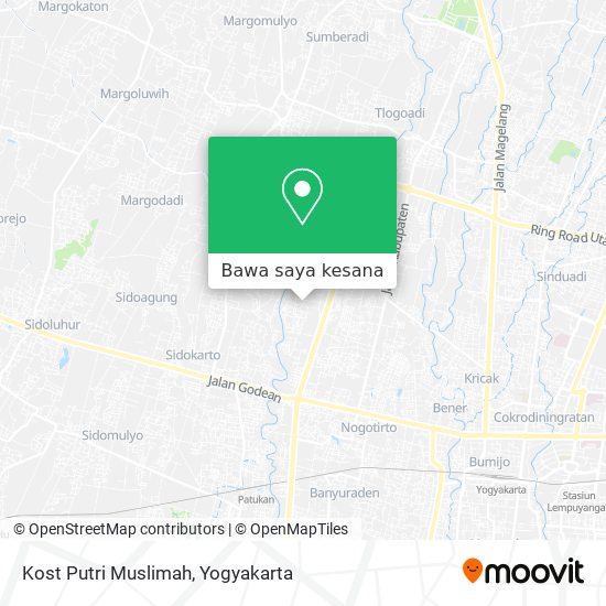 Peta Kost Putri Muslimah