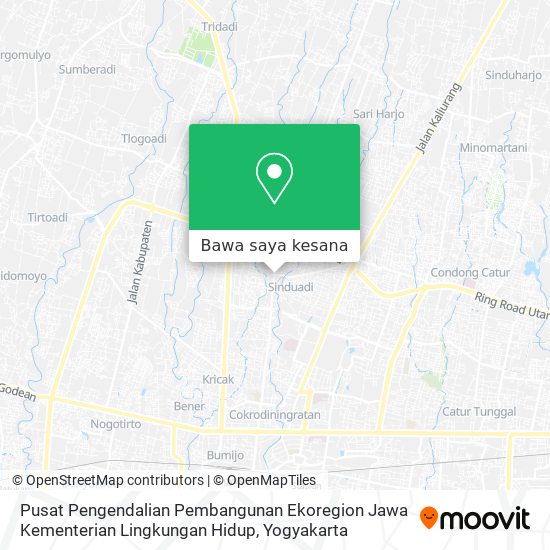 Peta Pusat Pengendalian Pembangunan Ekoregion Jawa Kementerian Lingkungan Hidup