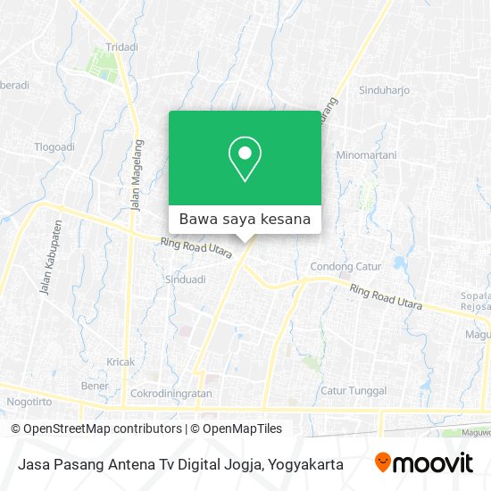 Peta Jasa Pasang Antena Tv Digital Jogja