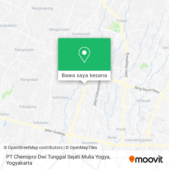 Peta PT Chemipro Dwi Tunggal Sejati Mulia Yogya