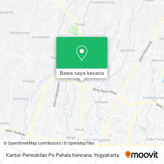 Peta Kantor Perwakilan Po Pahala Kencana