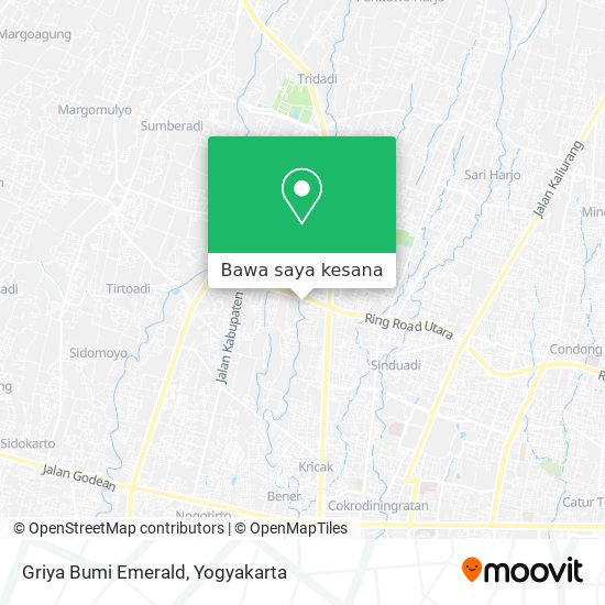 Peta Griya Bumi Emerald