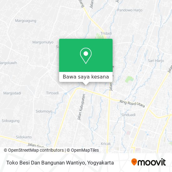 Peta Toko Besi Dan Bangunan Wantiyo
