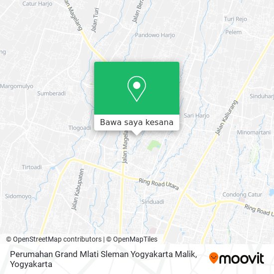 Peta Perumahan Grand Mlati Sleman Yogyakarta Malik