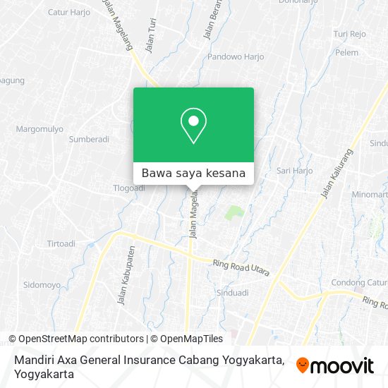 Peta Mandiri Axa General Insurance Cabang Yogyakarta