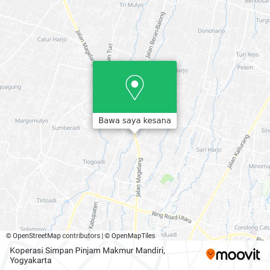 Peta Koperasi Simpan Pinjam Makmur Mandiri