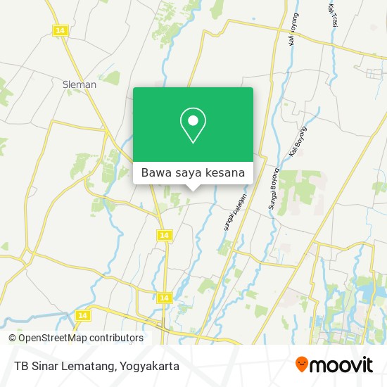 Peta TB Sinar Lematang