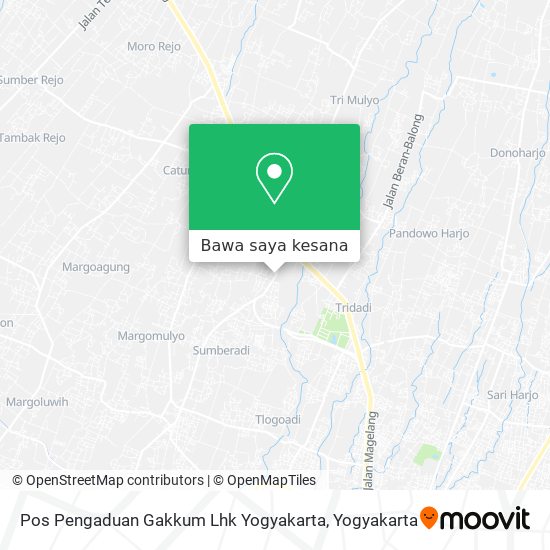 Peta Pos Pengaduan Gakkum Lhk Yogyakarta