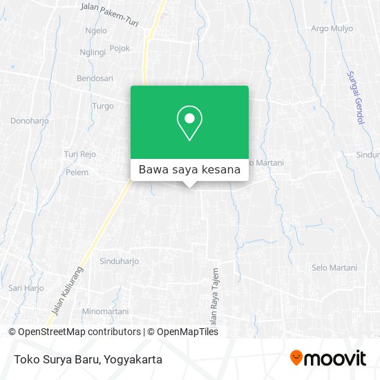 Peta Toko Surya Baru