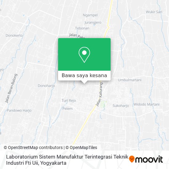 Peta Laboratorium Sistem Manufaktur Terintegrasi Teknik Industri Fti Uii