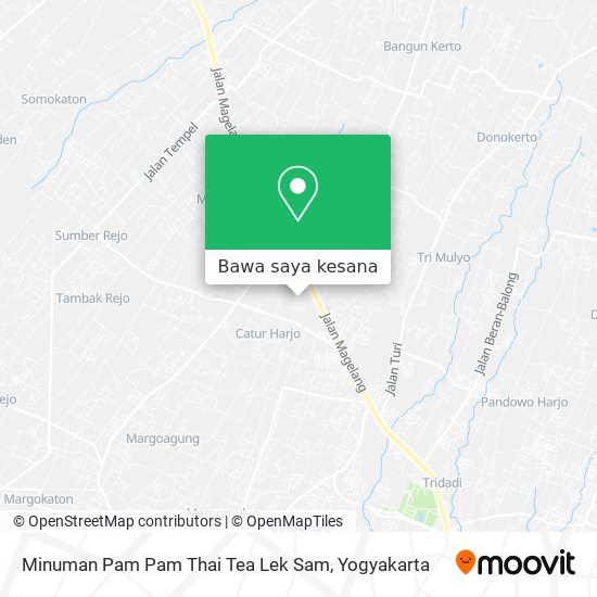 Peta Minuman Pam Pam Thai Tea Lek Sam
