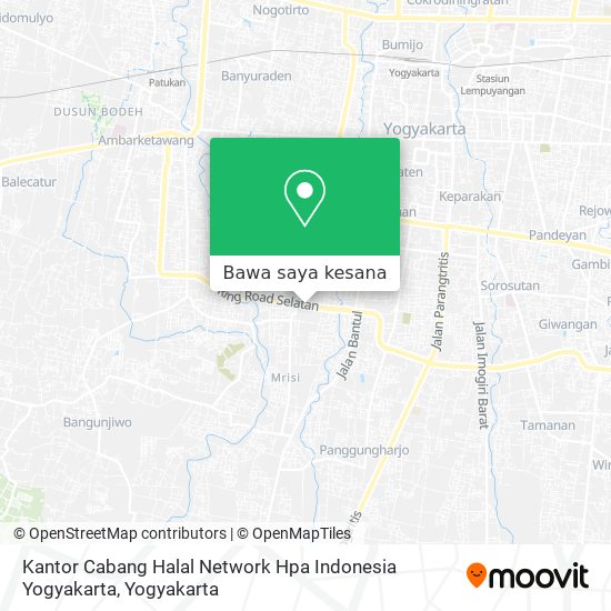 Peta Kantor Cabang Halal Network Hpa Indonesia Yogyakarta