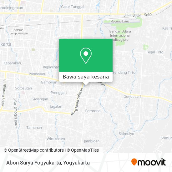 Peta Abon Surya Yogyakarta