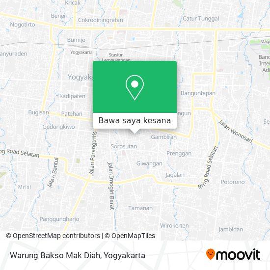 Peta Warung Bakso Mak Diah