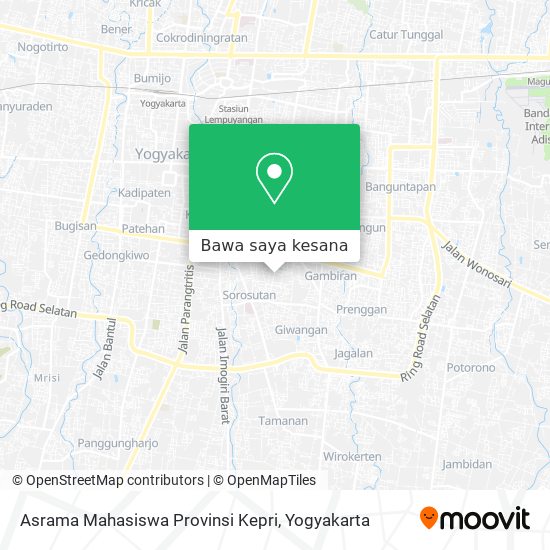 Peta Asrama Mahasiswa Provinsi Kepri
