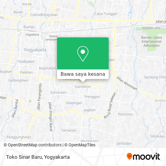 Peta Toko Sinar Baru