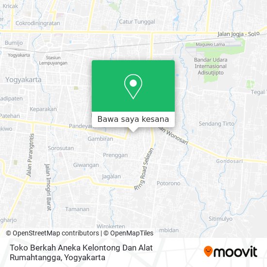 Peta Toko Berkah Aneka Kelontong Dan Alat Rumahtangga