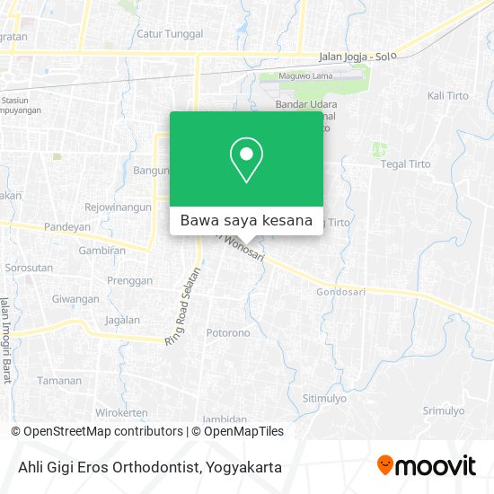 Peta Ahli Gigi Eros Orthodontist